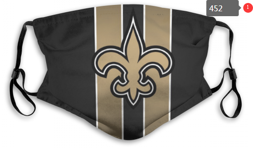 NFL New Orleans Saints #8 Dust mask with filter->nfl dust mask->Sports Accessory